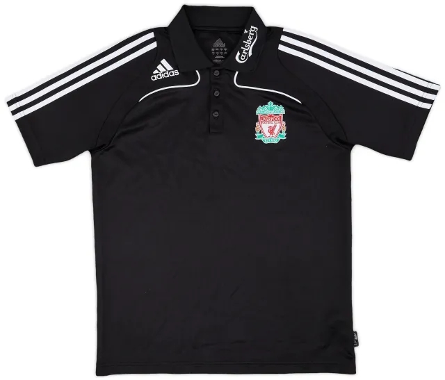 2008-09 Liverpool adidas Polo Shirt - 8/10 - (S)