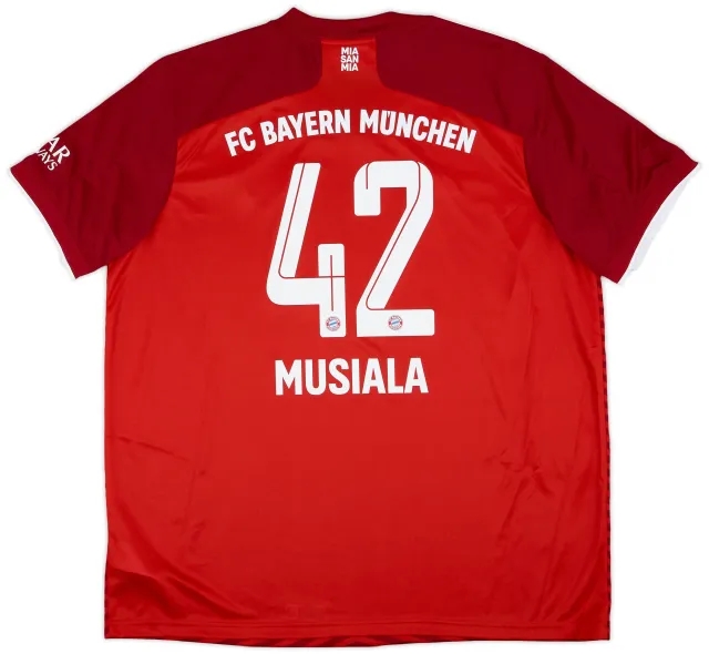 2021-22 Bayern Munich Home Shirt Musiala #42 (XXL)