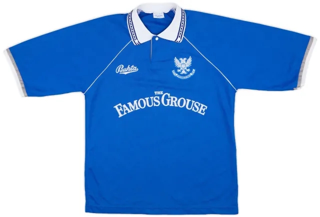 1991-93 St Johnstone Home Shirt - 9/10 - (S)