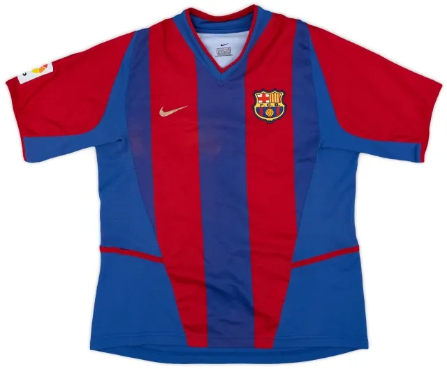 2002-03 Barcelona Home Shirt #17 - 5/10 - (L.Boys)