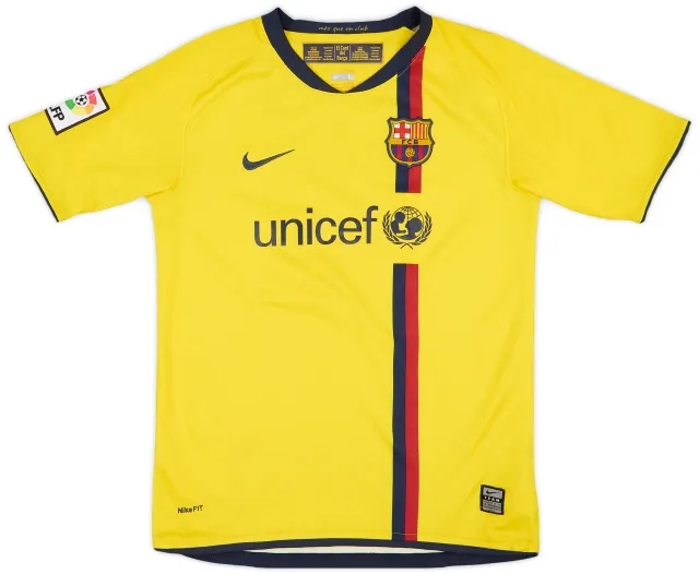 2008-10 Barcelona Away Shirt - 6/10 - (L.Boys)