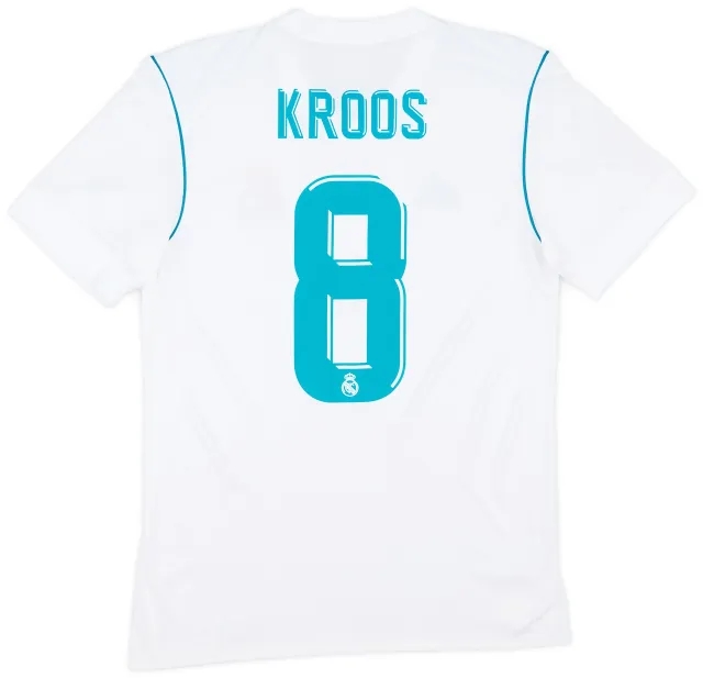 2017-18 Real Madrid Home Shirt Kroos #8 - 7/10 - (S)