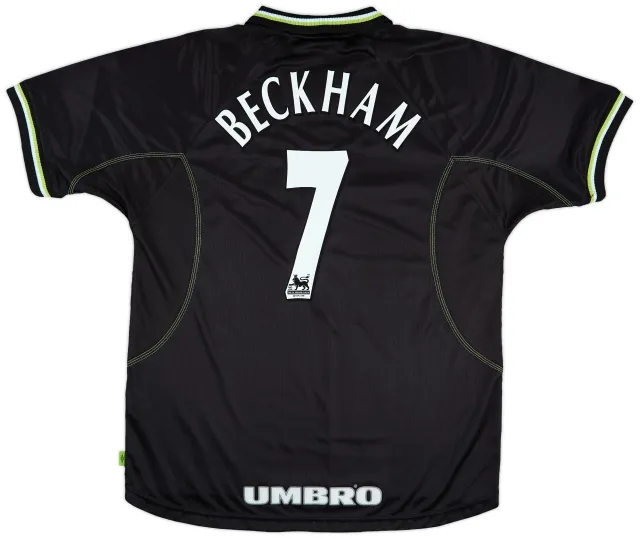 1998-99 Manchester United Third Shirt Beckham #7 - 9/10 - (XL)