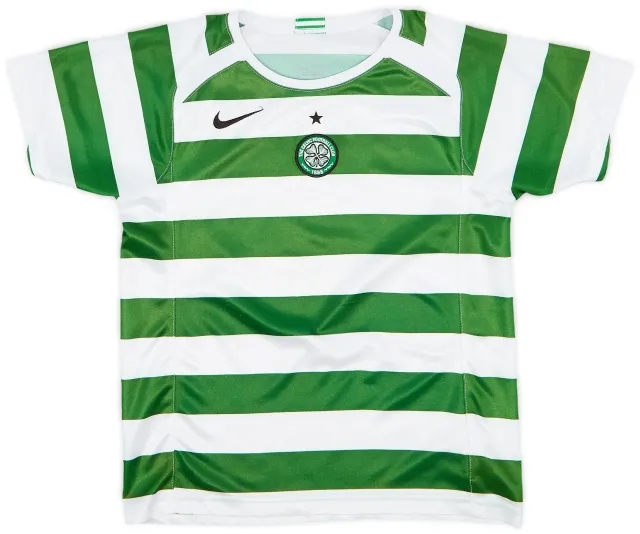 2005-07 Celtic Home Shirt - 8/10 - (6-7 Years)