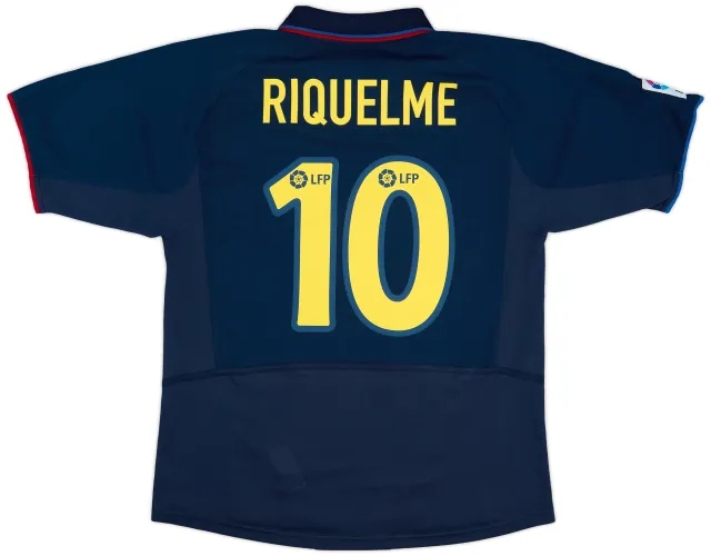 2002-03 Barcelona Away Shirt Riquelme #10 - 8/10 - (L)