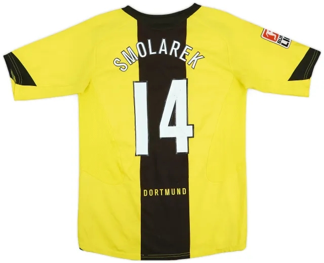 2005-06 Borussia Dortmund Home Shirt Smolarek #14 - 5/10 - (L.Boys)