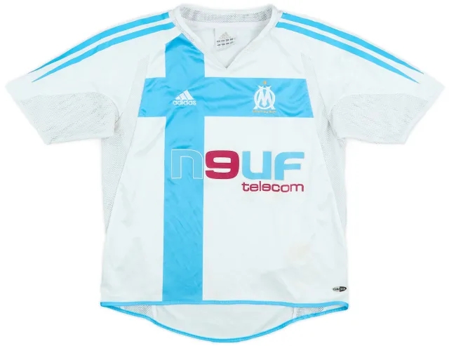 2004-05 Olympique Marseille Home Shirt - 8/10 - (S.Boys)