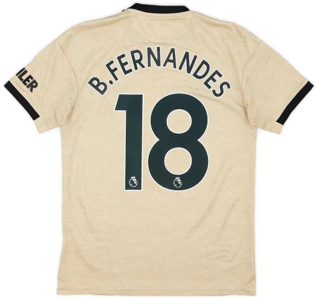 2019-20 Manchester United Away Shirt B.Fernandes #18 - 6/10 - (S)