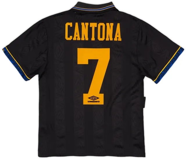 1993-95 Manchester United Away Shirt Cantona #7 - 5/10 - (S)