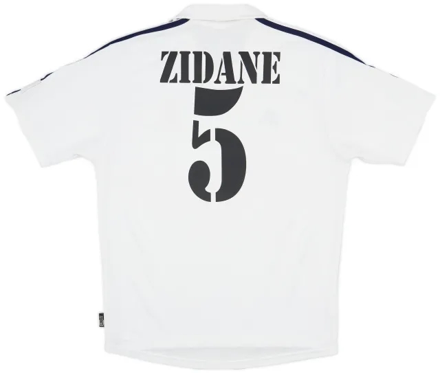 2002-03 Real Madrid Centenary Home Shirt Zidane #5 - 7/10 - (M)