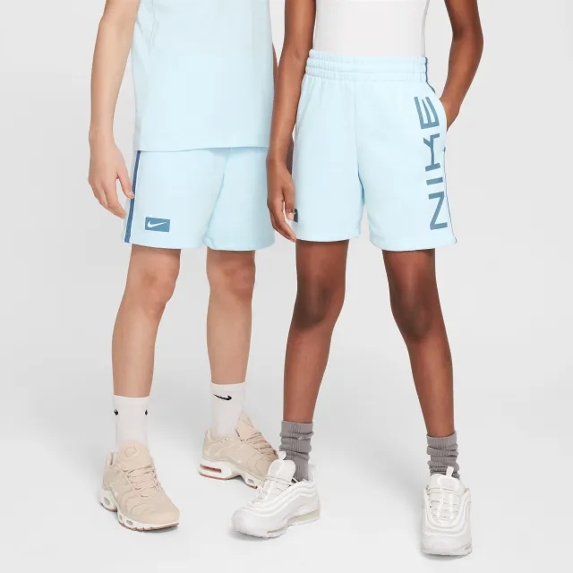 Nike Multi Older Kids' Dri-FIT Fleece Shorts - Blue - Fleece