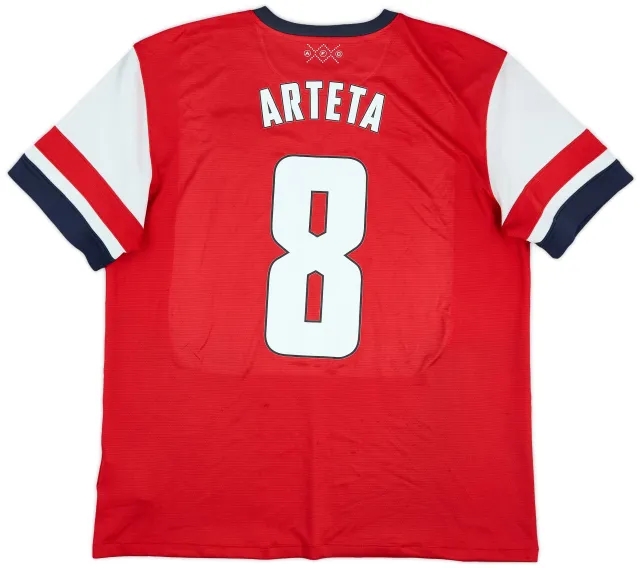 2012-14 Arsenal Home Shirt Arteta #8 - 4/10 - (XL)