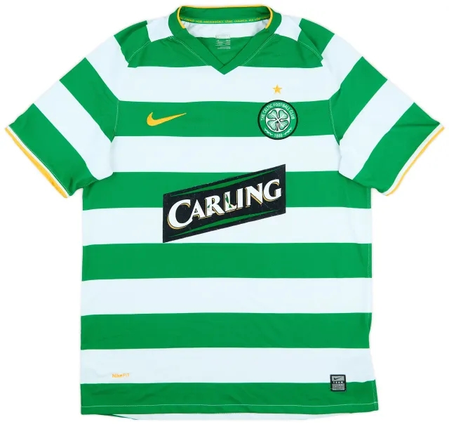 2008-10 Celtic Home Shirt Odin #2003 - 4/10 - (M)