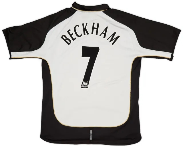 2001-02 Manchester United Centenary Away/Third Shirt Beckham #7 - 6/10 - (XL)
