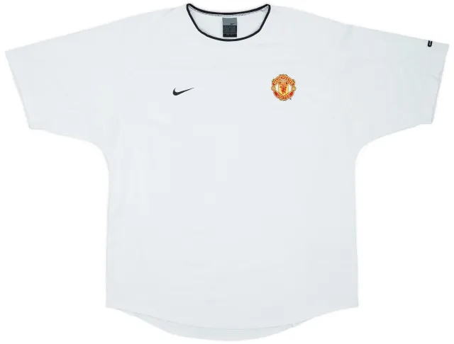 2002-03 Manchester United Nike Training Shirt - 8/10 - (XL)