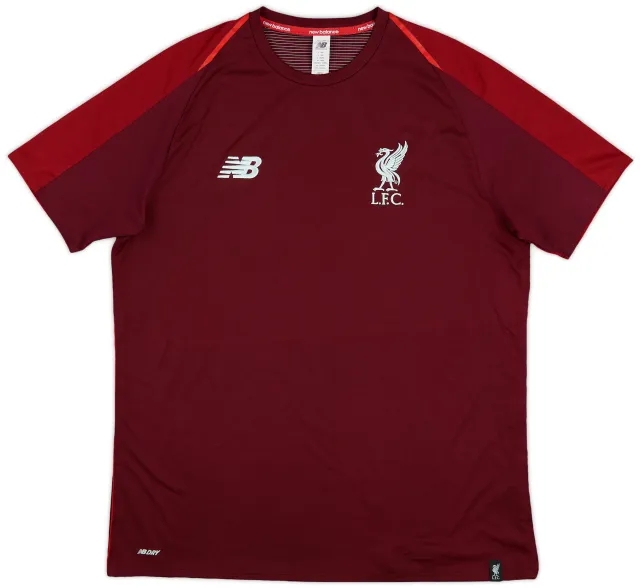 2018-19 Liverpool New Balance Training Shirt - 9/10 - (L)