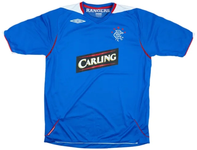 2006-07 Rangers Home Shirt - 6/10 - (L)
