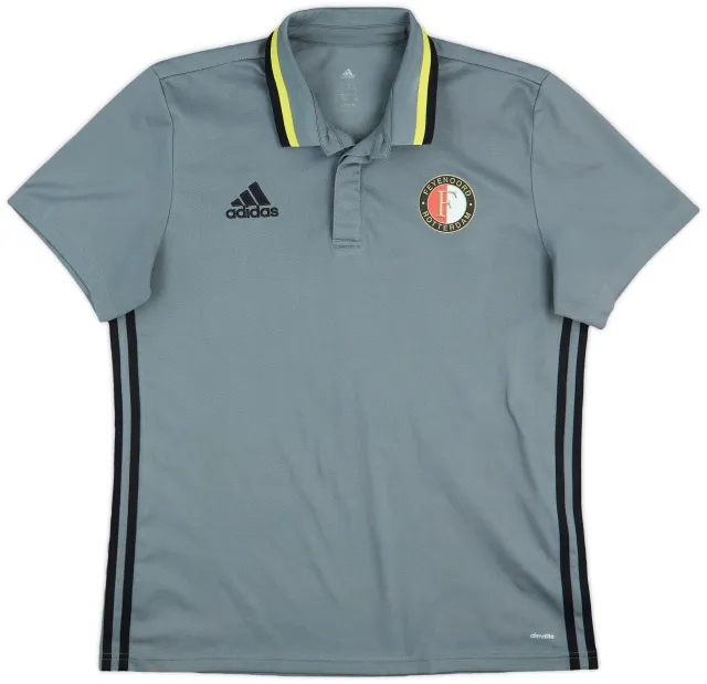 2016-17 Feyenoord adidas Polo Shirt - 8/10 - (L)