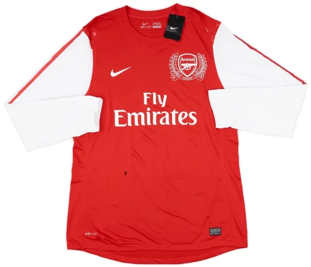 2011-12 Arsenal Player Issue Home L/S Shirt (XL)