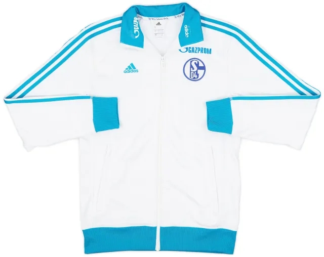 2015-16 Schalke adidas Track Jacket - 7/10 - (S)