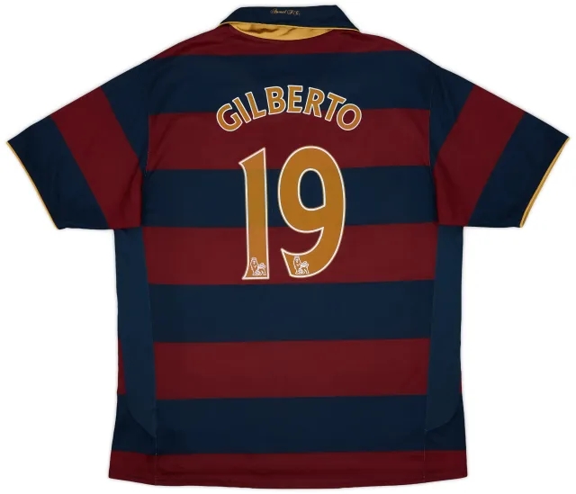 2007-08 Arsenal Third Shirt Gilberto #19 - 7/10 - (XL)