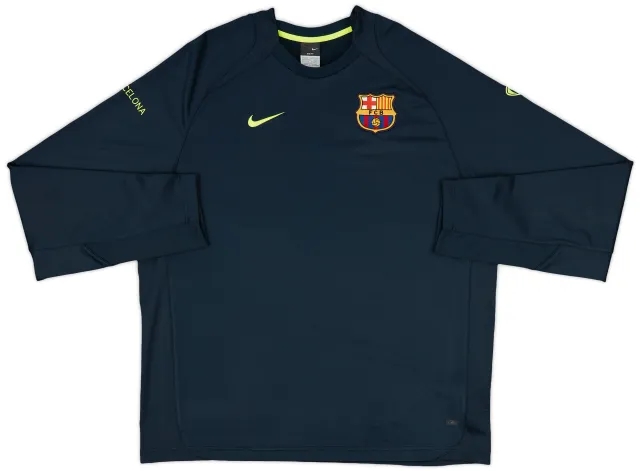 2005-06 Barcelona Nike Sweat Top - 8/10 - (XL)