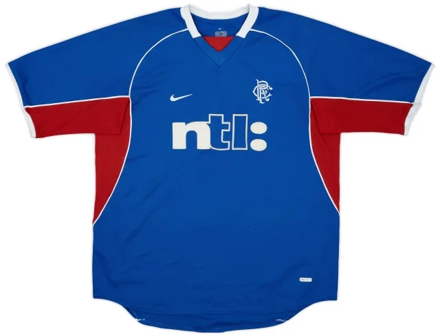 2001-02 Rangers Home Shirt - 8/10 - (L)
