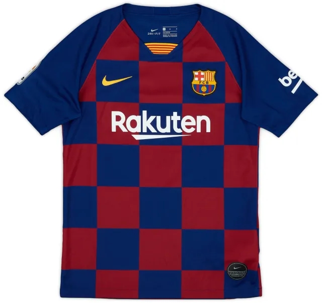 2019-20 Barcelona Home Shirt - 10/10 - (L.Boys)