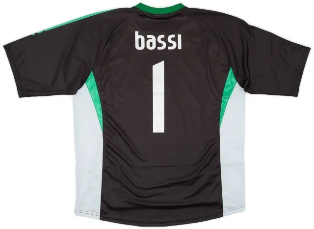 2007-08 Empoli Match Issue GK Shirt Bassi #1