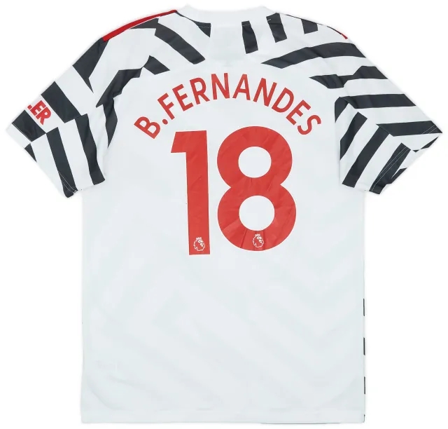 2020-21 Manchester United Third Shirt B.Fernandes #18 - 8/10 - (M)