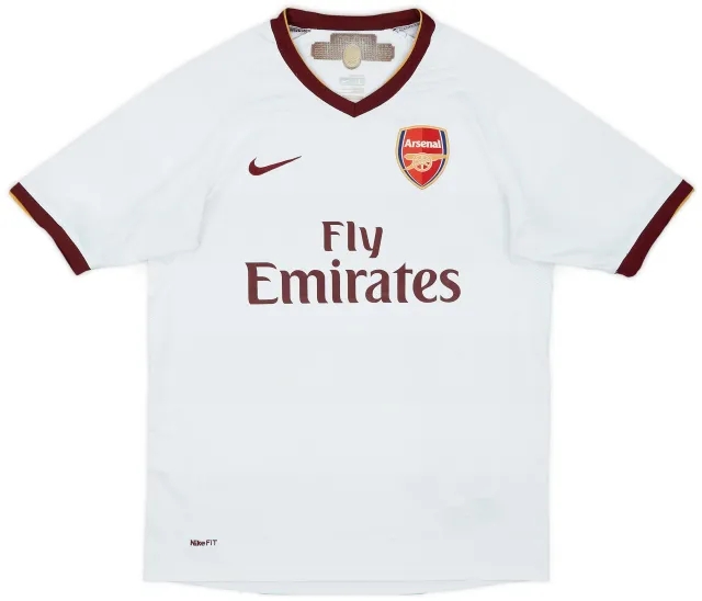 2007-08 Arsenal Away Shirt - 8/10 - (L.Boys)