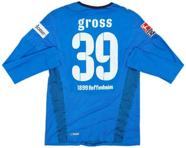 2008-09 TSG Hoffenheim Match Issue Signed Home L/S Shirt Gross #39