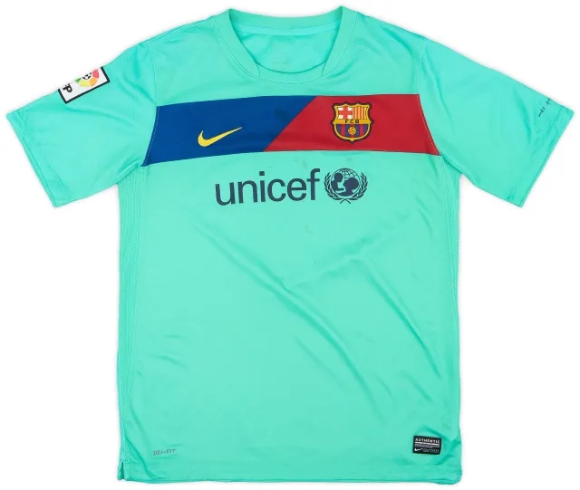2010-11 Barcelona Away Shirt - 4/10 - (XL.Boys)