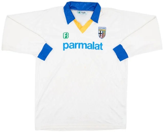 1990-92 Parma Scuola Calcio Home L/S Shirt #2 - 6/10 - (XL)