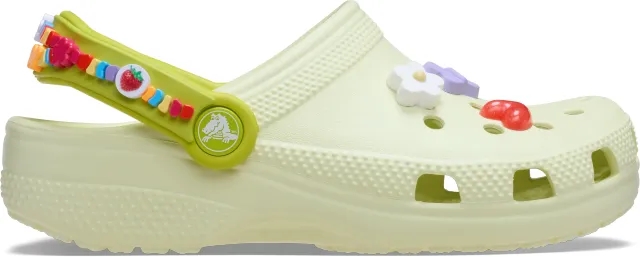 Crocs | Kids | Toddler Classic Friendship Bracelet | Clogs | Frothy Green | C4
