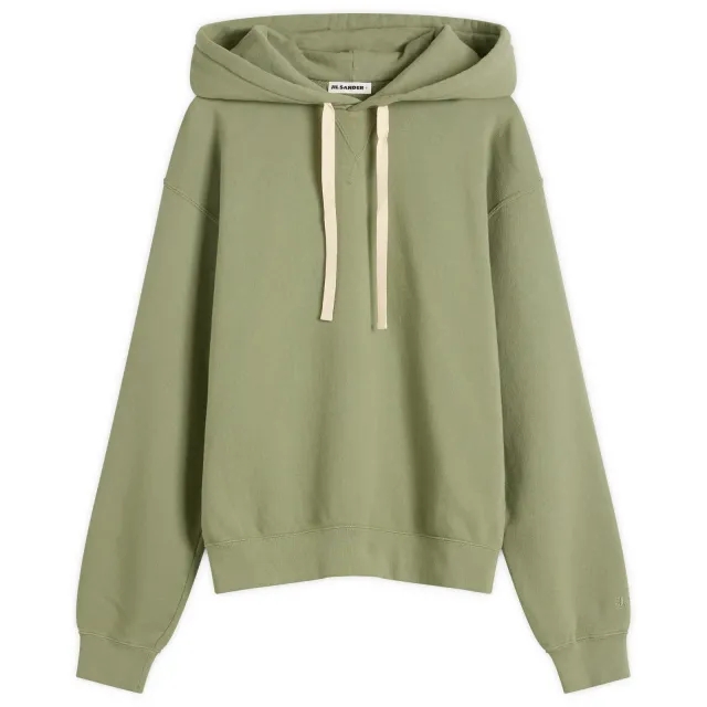 Jil Sander+ Men's Logo Hoodie Slate Green