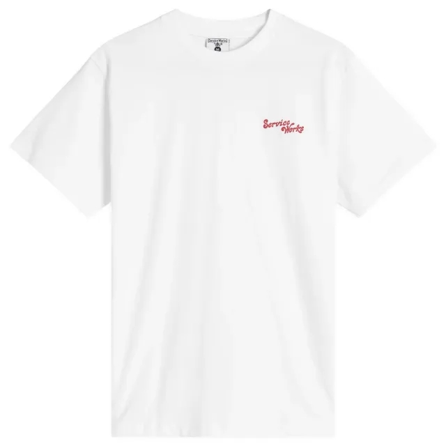Service Works Men's Work + Pleasure T-Shirt White