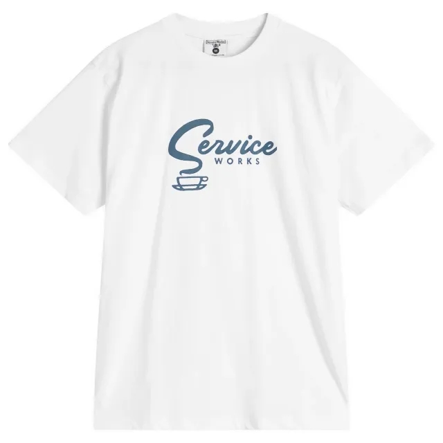 Service Works Men's Espresso T-Shirt White