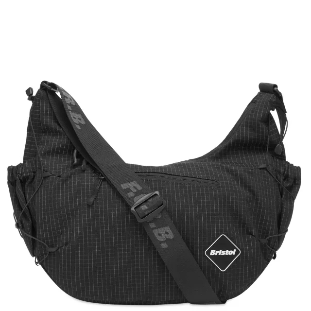 F.C. Real Bristol Men's Tour Shoulder Bag Black
