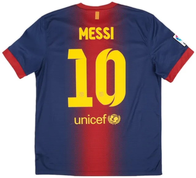2012-13 Barcelona Home Shirt Messi #10 - 6/10 - (L)
