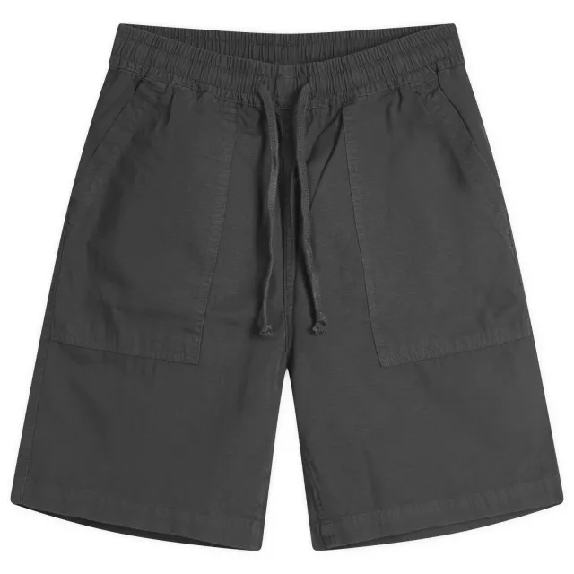 Service Works Men's Ripstop Chef Short Washed Black