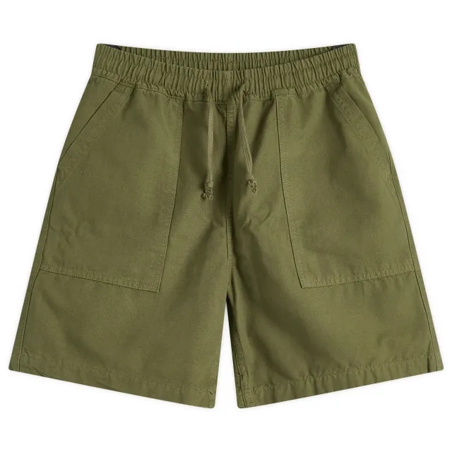 Service Works Men's Canvas Chef Short Olive