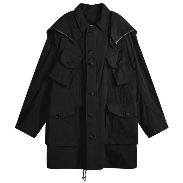 Junya Watanabe MAN Men's x C.P Company Nylon Oxford Goggle Jacket Black