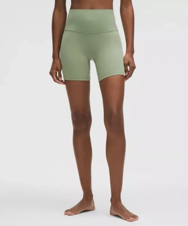 lululemon – Women's Align High-Rise Shorts – 6" – Color Green – Size 0