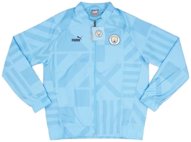 2022-23 Manchester City Puma Pre-Match Jacket - (Womens M)