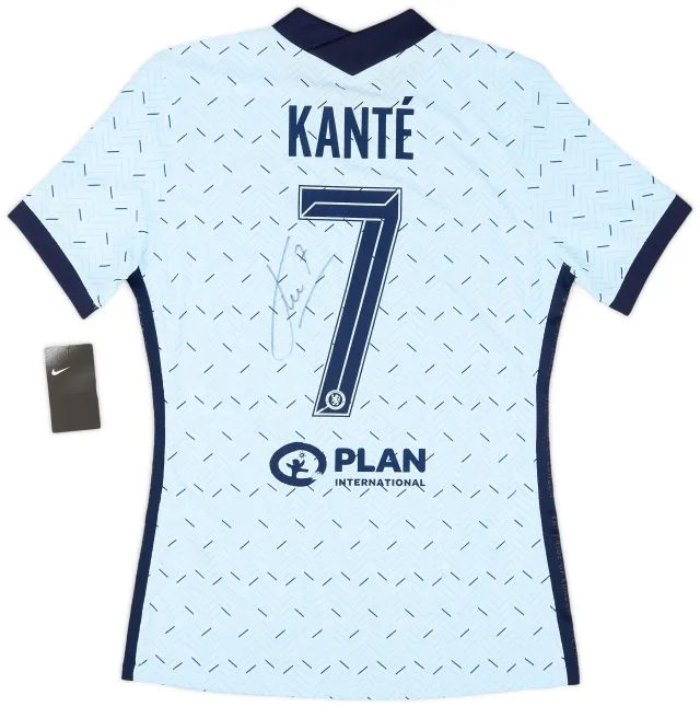 2020-21 Chelsea Player Issue Signed Away Shirt Kanté #7 (M)