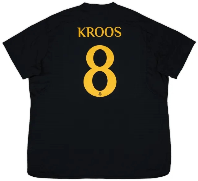 2023-24 Real Madrid Authentic Third Shirt Kroos #8 (3XL)