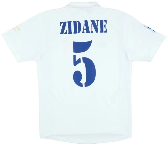 2001 Real Madrid Home Shirt Zidane #5 - 5/10 - (S)
