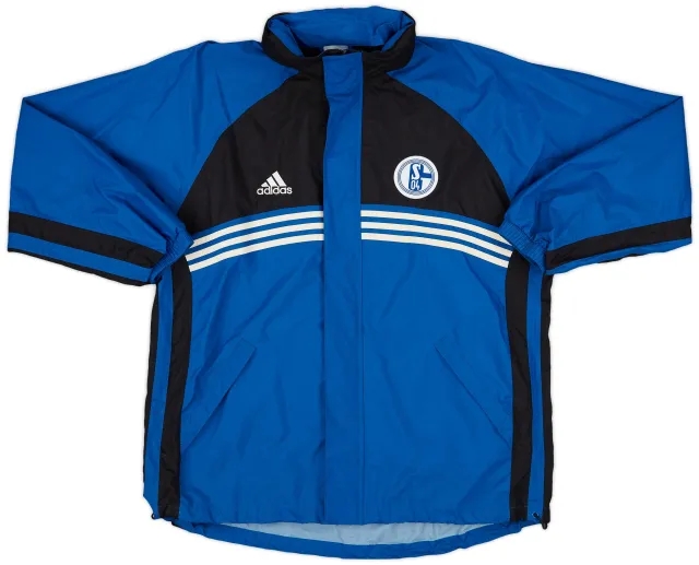 1996-97 Schalke adidas Hooded Rain Jacket - 5/10 - (XL)