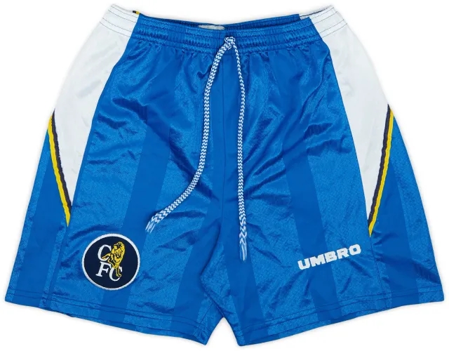 1997-98 Chelsea Home Shorts - 8/10 - (XL.Boys)